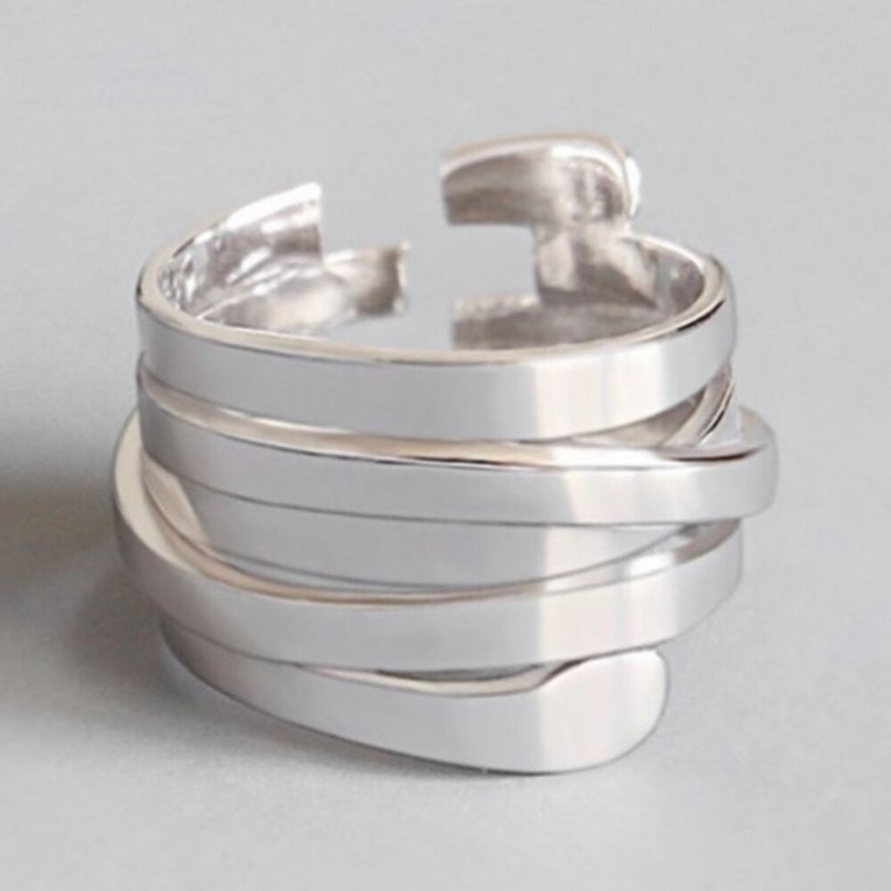 NEW 925 STERLING SILVER INFINITY ADJUSTABLE RING, CUTE RING, SHINY RING